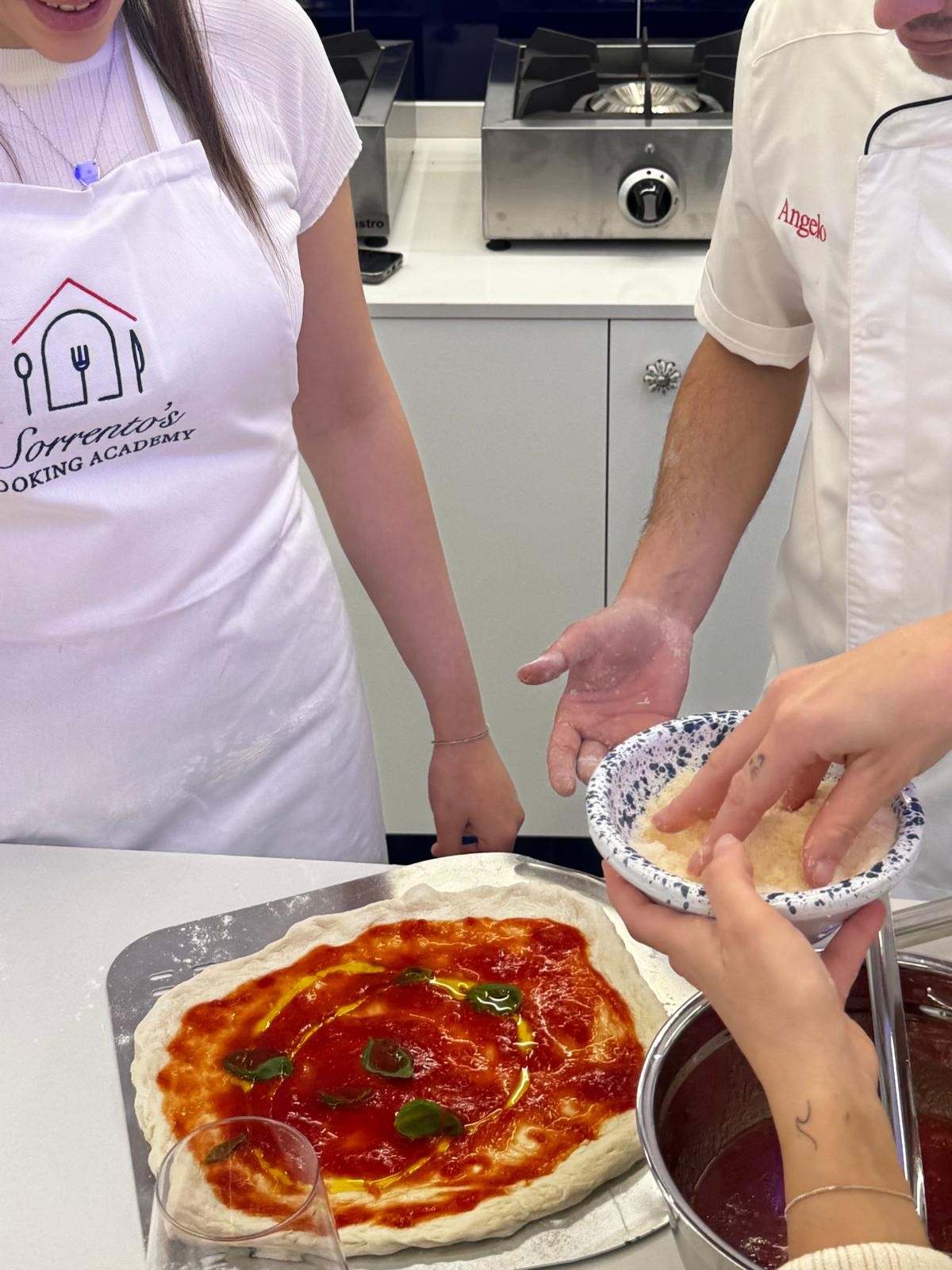 Pizza Menu - cooking class in Sorrento